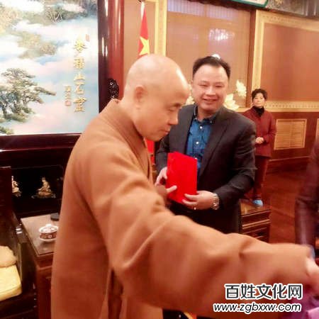 阮先锋到广济寺拜访中国佛教协会副会长释演觉