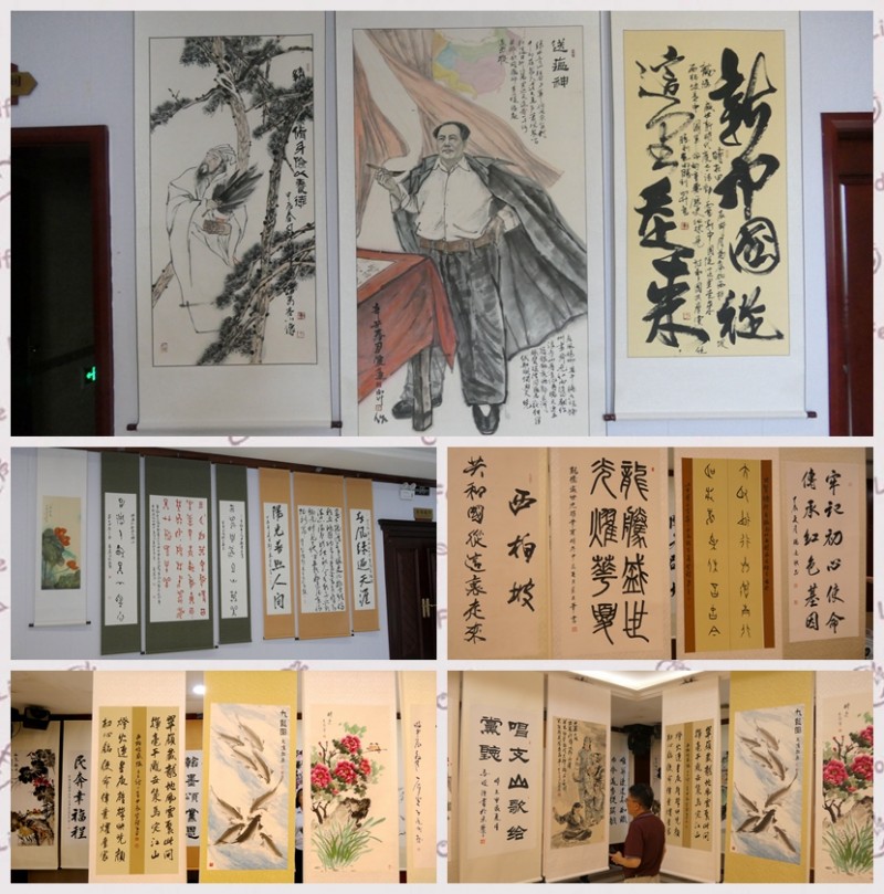 庆七一颂党恩——书画名家作品展暨西柏坡笔会举行